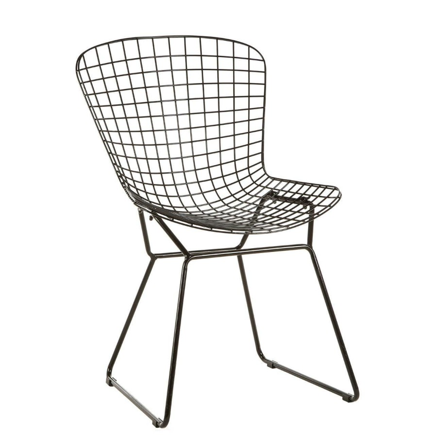 FURNITURE Premier Conservatory | District Black Metal Wire Chair