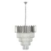 Accessories Fifty Five South Chandeliers | Lustra Large Silver Finish Chandelier