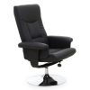 FURNITURE Premier Seating | Denton Black Leather Effect Recliner