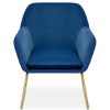 FURNITURE Premier Armchairs | Xander Midnight Velvet Armchair