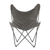 FURNITURE Premier Folding Chairs | Papillon Grey Butterfly Chair