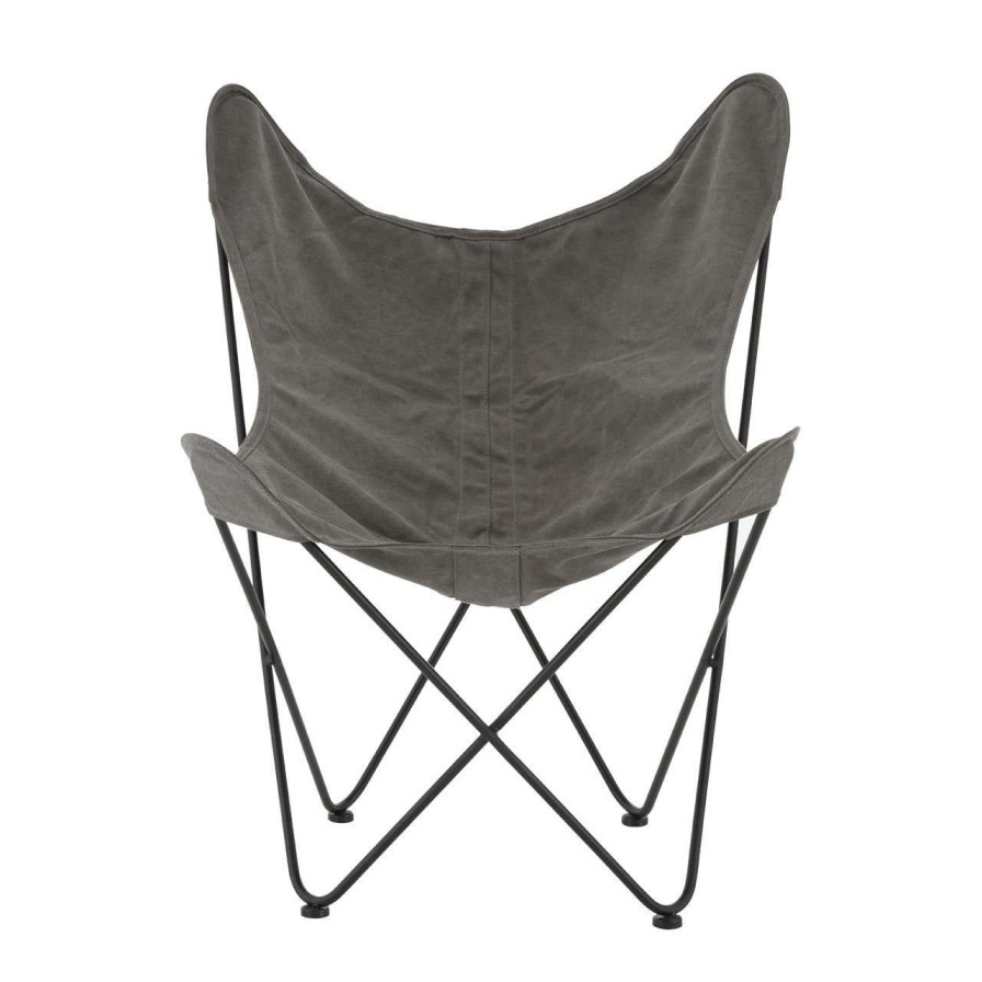 FURNITURE Premier Folding Chairs | Papillon Grey Butterfly Chair