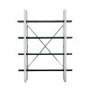 FURNITURE Fifty Five South Storage | Kerala Black Four Tier Shelf Unit