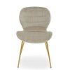 FURNITURE Premier Seating | Warton Mink Velvet Dining Chair