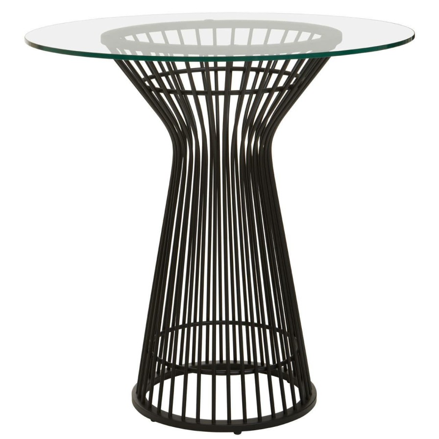 FURNITURE Fifty Five South Dining Tables | Vogue Round Matte Black Dining Table