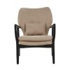 FURNITURE Premier Seating | Stockholm Beige Chair With Black Wooden Frame