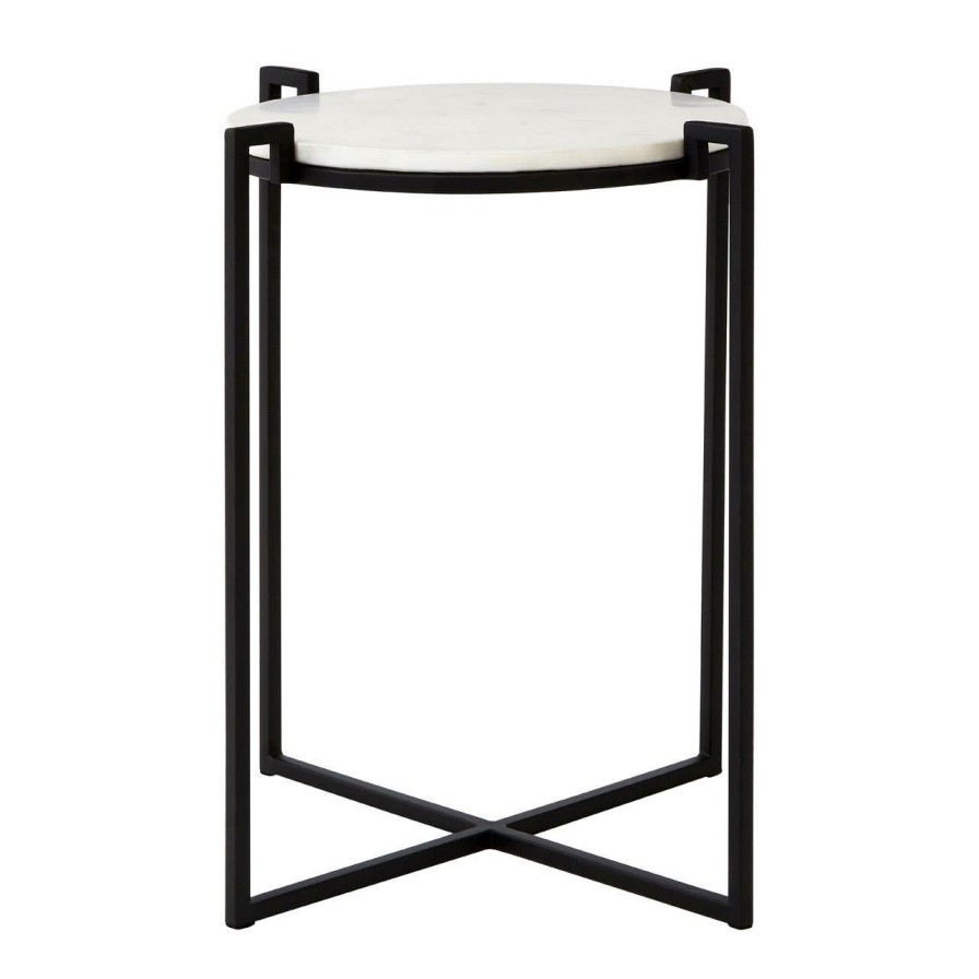 FURNITURE Premier Side Tables | Shalimar Black Cross Legged Side Table