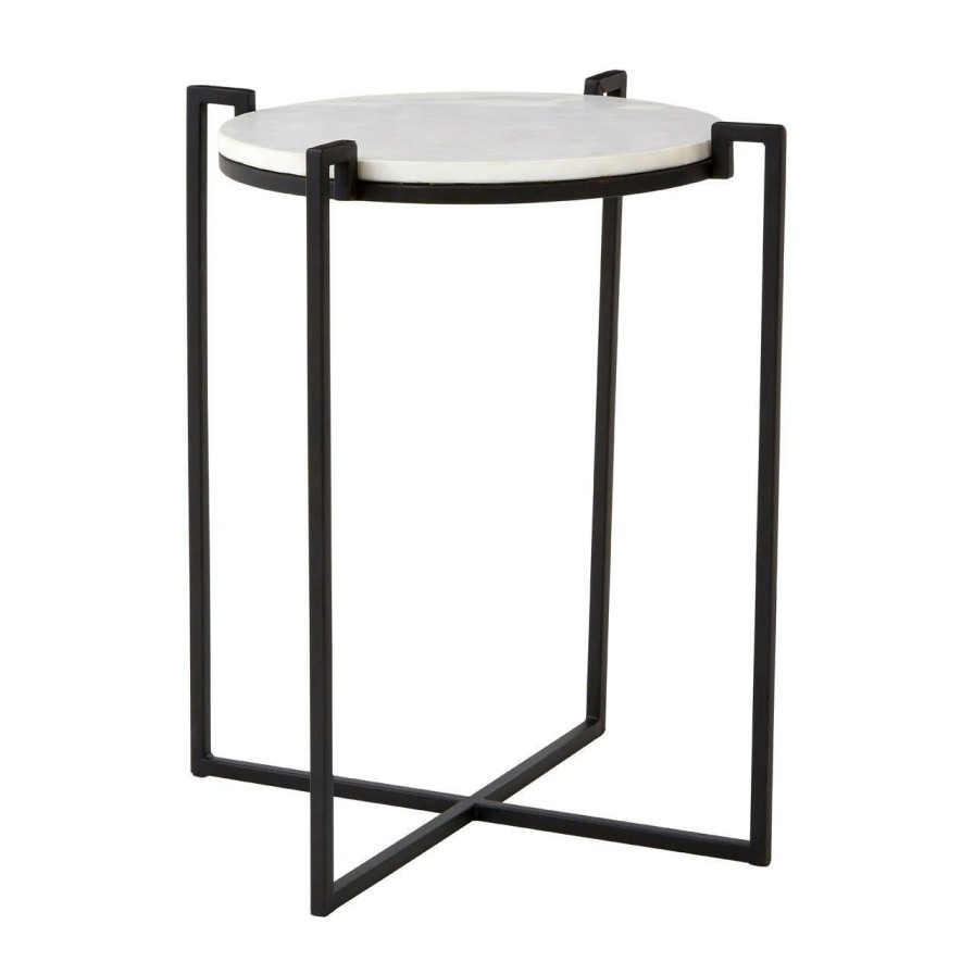 FURNITURE Premier Side Tables | Shalimar Black Cross Legged Side Table