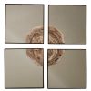 Bathe and Utility Fifty Five South Mirrors | Relic 4Pcs Square Mirror Silver Tile