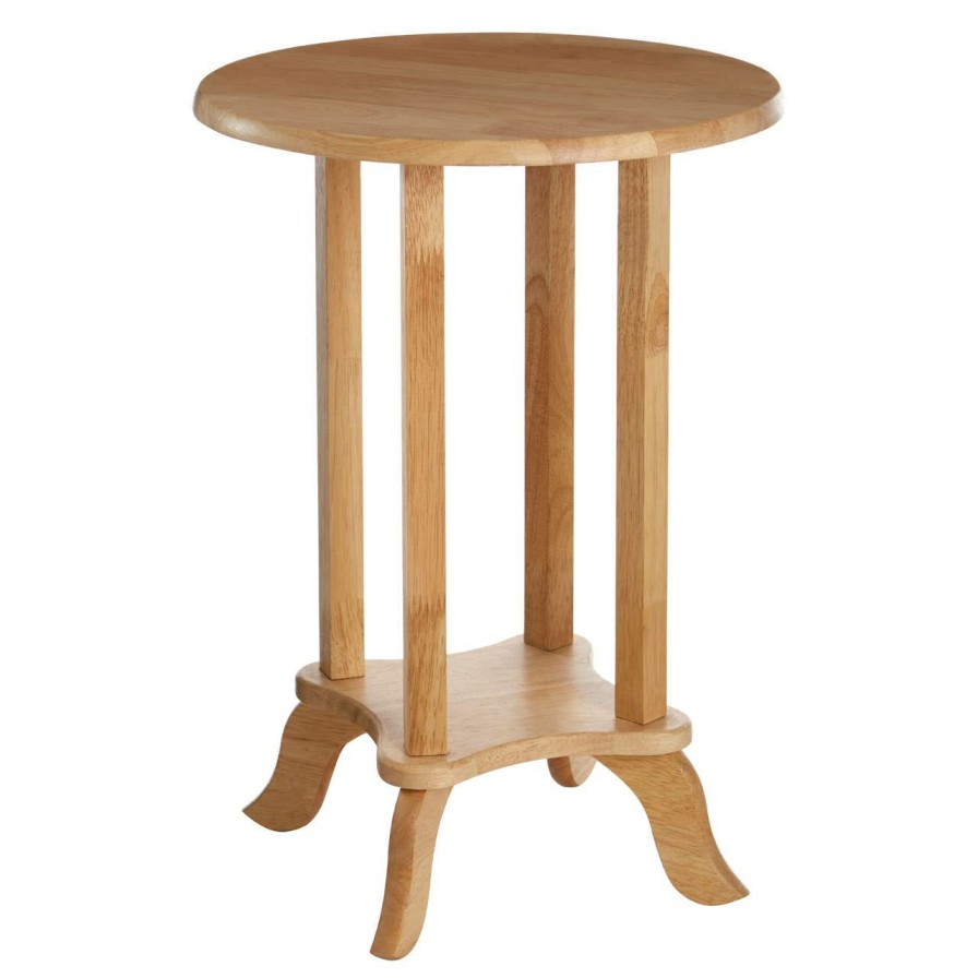 FURNITURE Premier Side Tables | Round Rubberwood Side Table