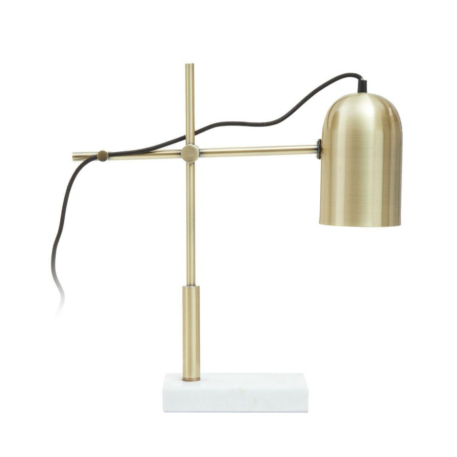 Accessories Fifty Five South Desk Lamps | Equipoise Gold Shade Desk Lamp