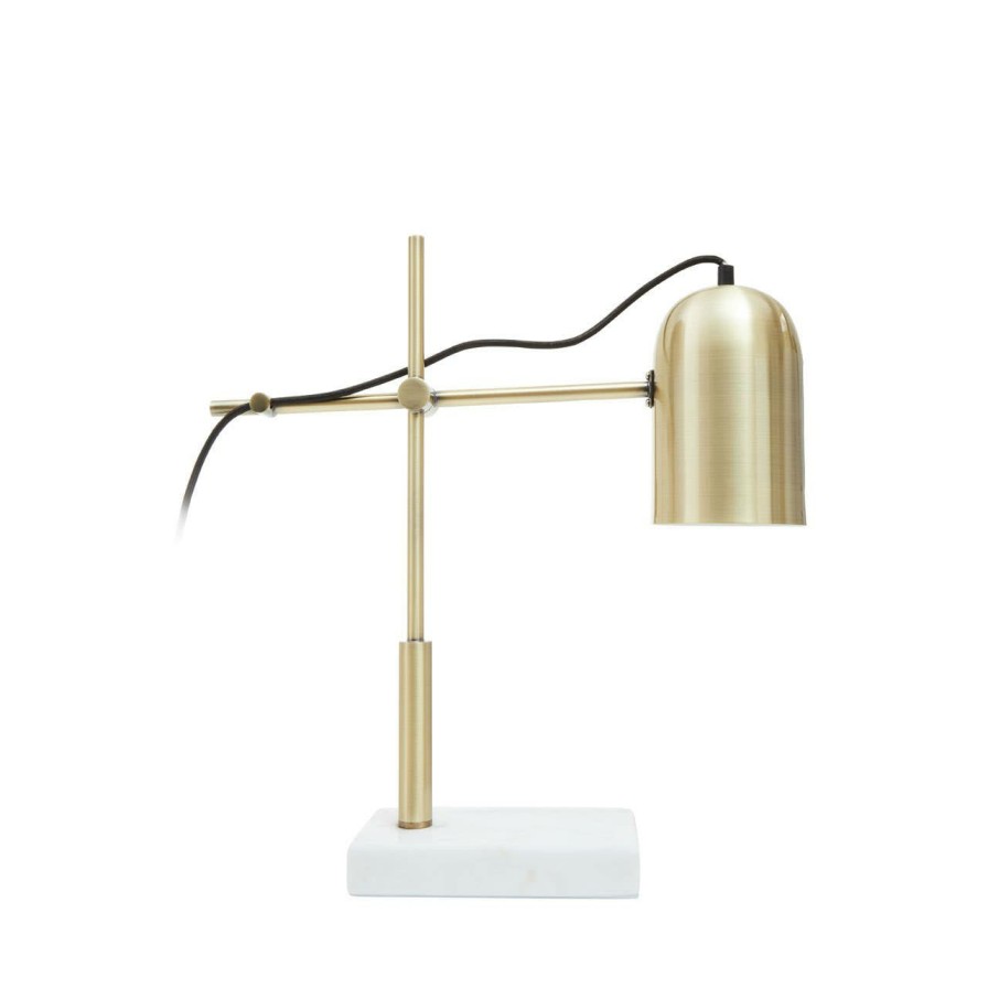 Accessories Fifty Five South Desk Lamps | Equipoise Gold Shade Desk Lamp