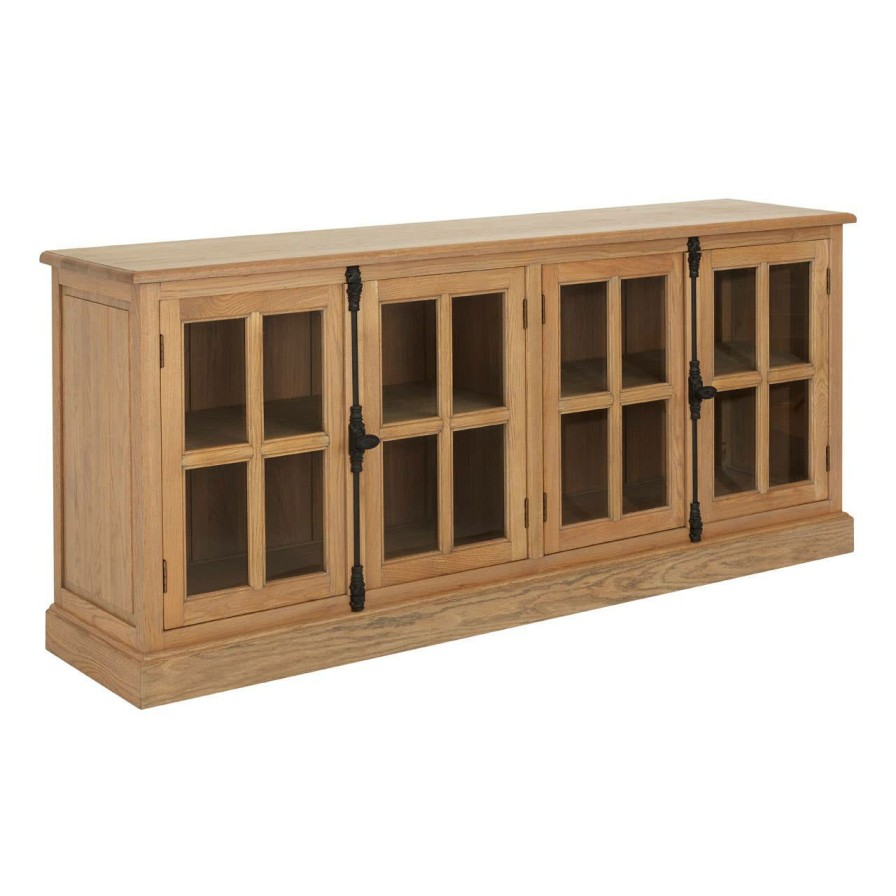 FURNITURE Fifty Five South Storage | Lyon Oak Wood Sideboard