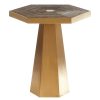 FURNITURE Fifty Five South Side Tables | Titan Small Hexagon End Table