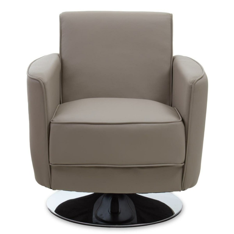 FURNITURE Fifty Five South Seating | Wester Mink Leather Effect Chair