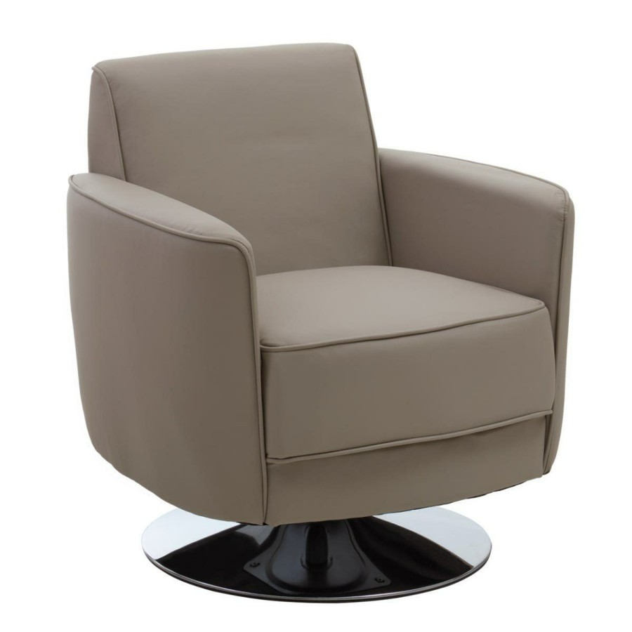 FURNITURE Fifty Five South Seating | Wester Mink Leather Effect Chair