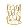 FURNITURE Premier Side Tables | Merlin Gold Leaf Side Table