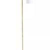 Accessories Fifty Five South Floor Lamps | Newton White And Gold Floor Lamp