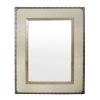 Bathe and Utility Premier Mirrors | Natural Linen And Cotton Mix Mirror