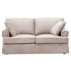 FURNITURE Fifty Five South Sofas | Ralph Two Seat Mink Velvet Sofa