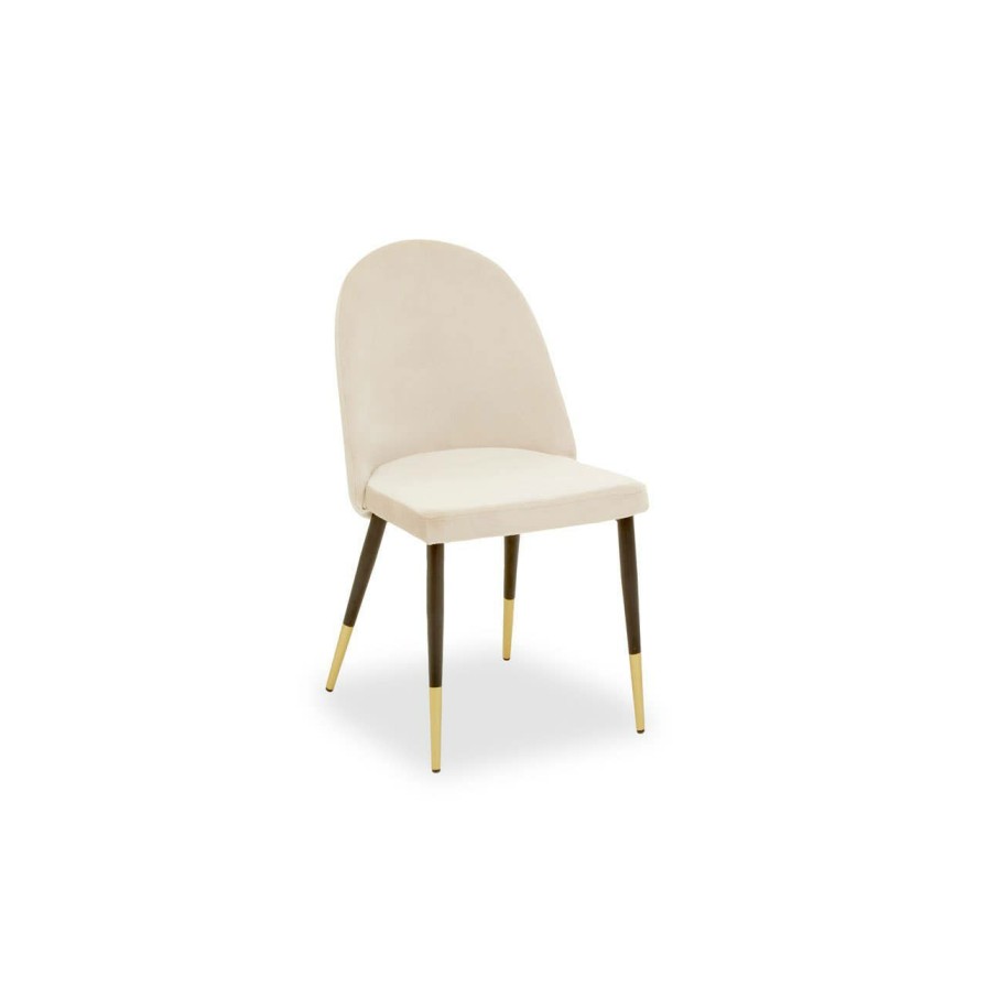 FURNITURE Fifty Five South Seating | Gilden Dining Chair With Curved Back