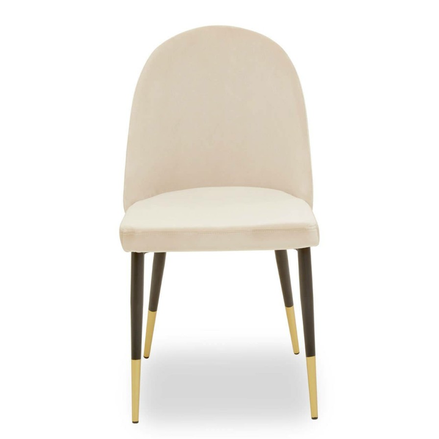 FURNITURE Fifty Five South Seating | Gilden Dining Chair With Curved Back