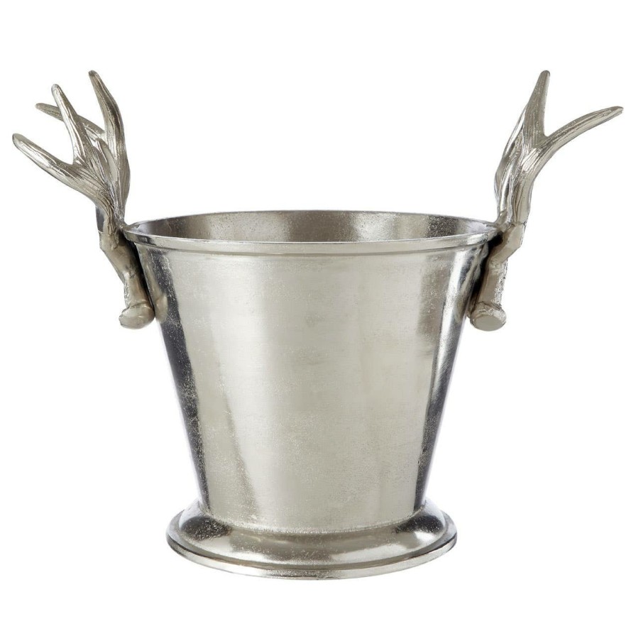 Kitchen and Dining Fifty Five South Champagne and Wine Coolers | Antler Wine Cooler With Rounded Base