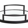 Accessories Fifty Five South Trays and Coasters | Cruzar Matte Black Mirrored Tray