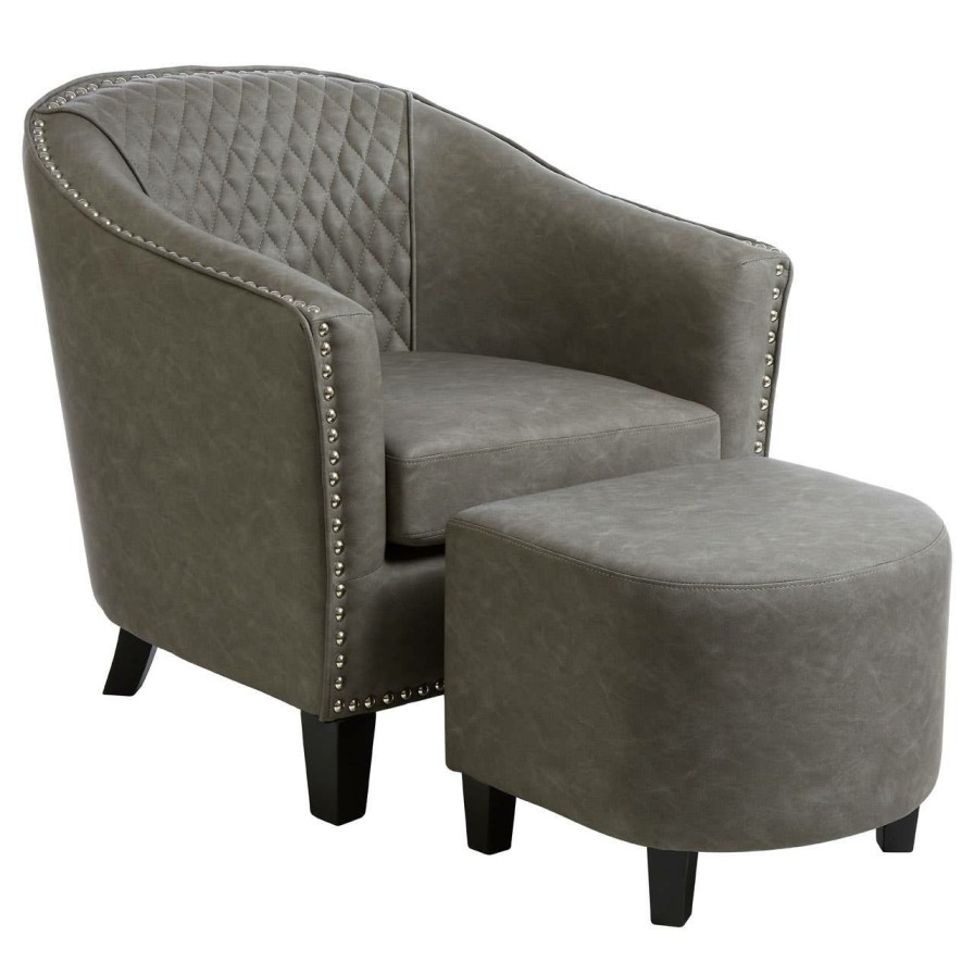 FURNITURE Fifty Five South Footstools | Derby Chair With Footstool