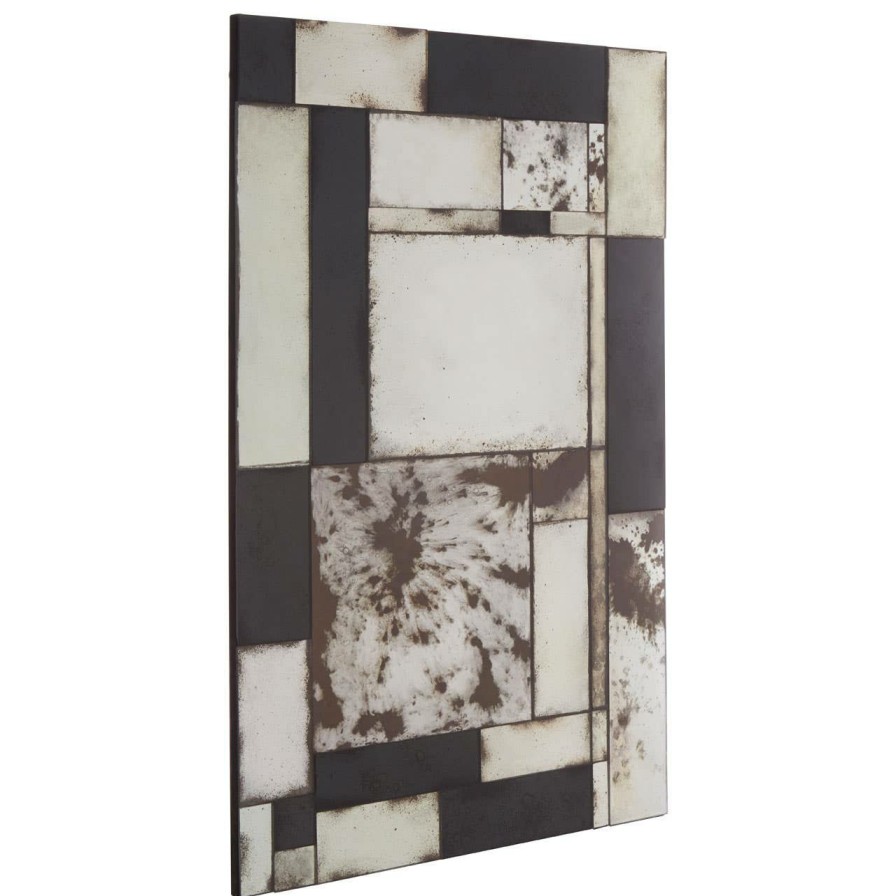 Bathe and Utility Fifty Five South Mirrors | Riza Mosaic Asymmetric Wall Mirror