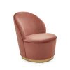 FURNITURE Fifty Five South Seating | Kids Tamra Gold Base Velvet Chair