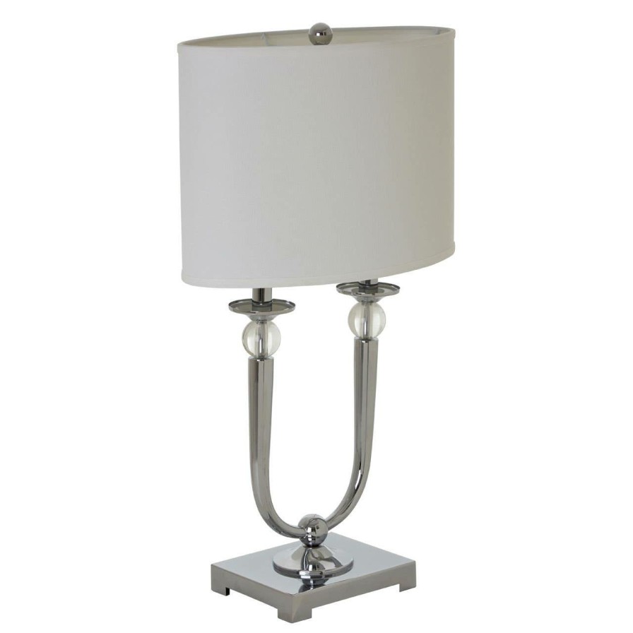 Accessories Fifty Five South Table Lamps | Lene Chrome Table Lamp