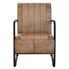 FURNITURE Fifty Five South Armchairs | Buffalo Grey Leather Armchair