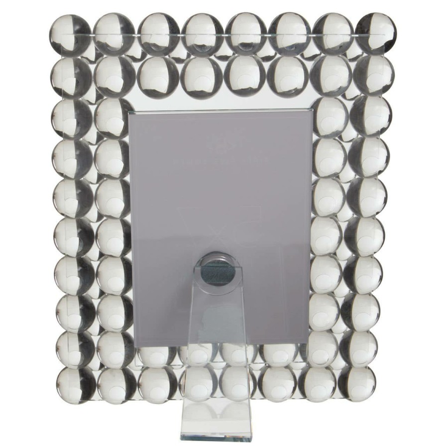 Accessories Fifty Five South Photo Frames | Carrie 5In X 7In Crystal Bubble Photo Frame