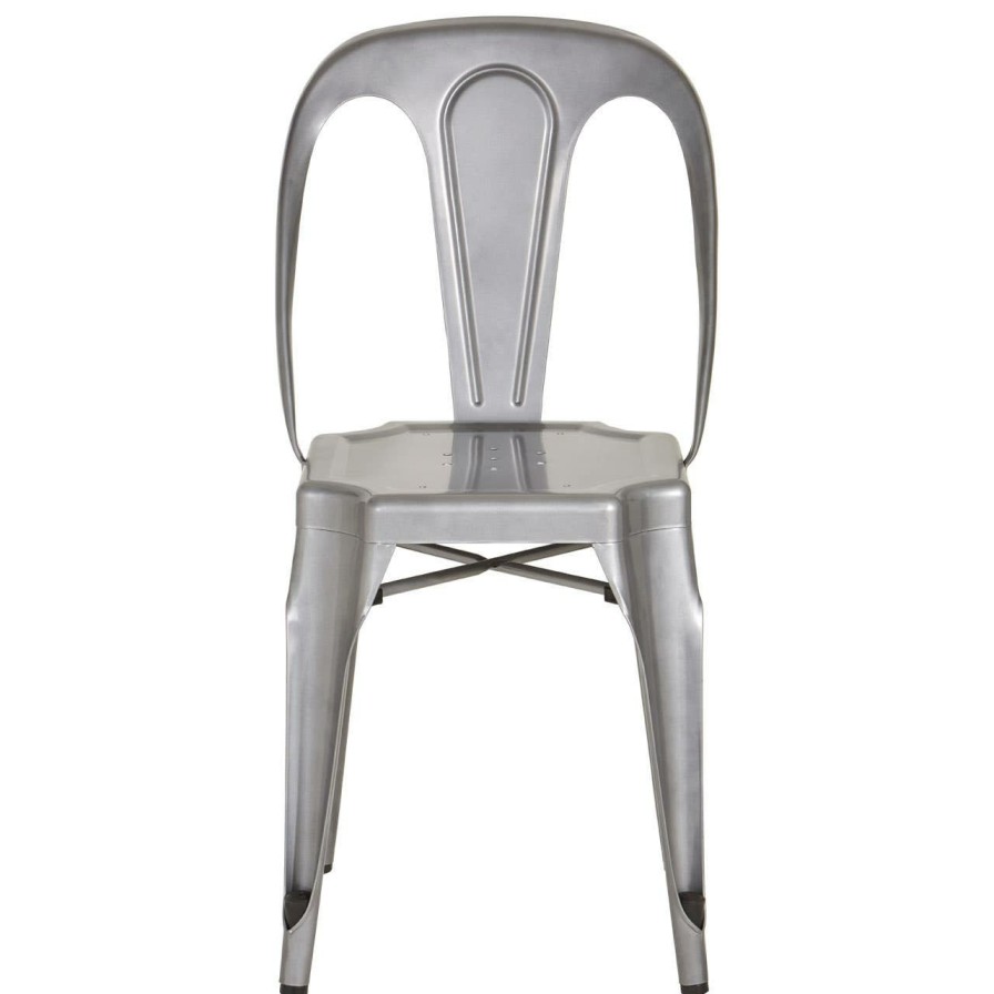 FURNITURE Premier Seating | Grange Grey Metal Chair