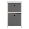 FURNITURE Premier Storage | Lindo 2 Grey Fabric Drawers Cabinet