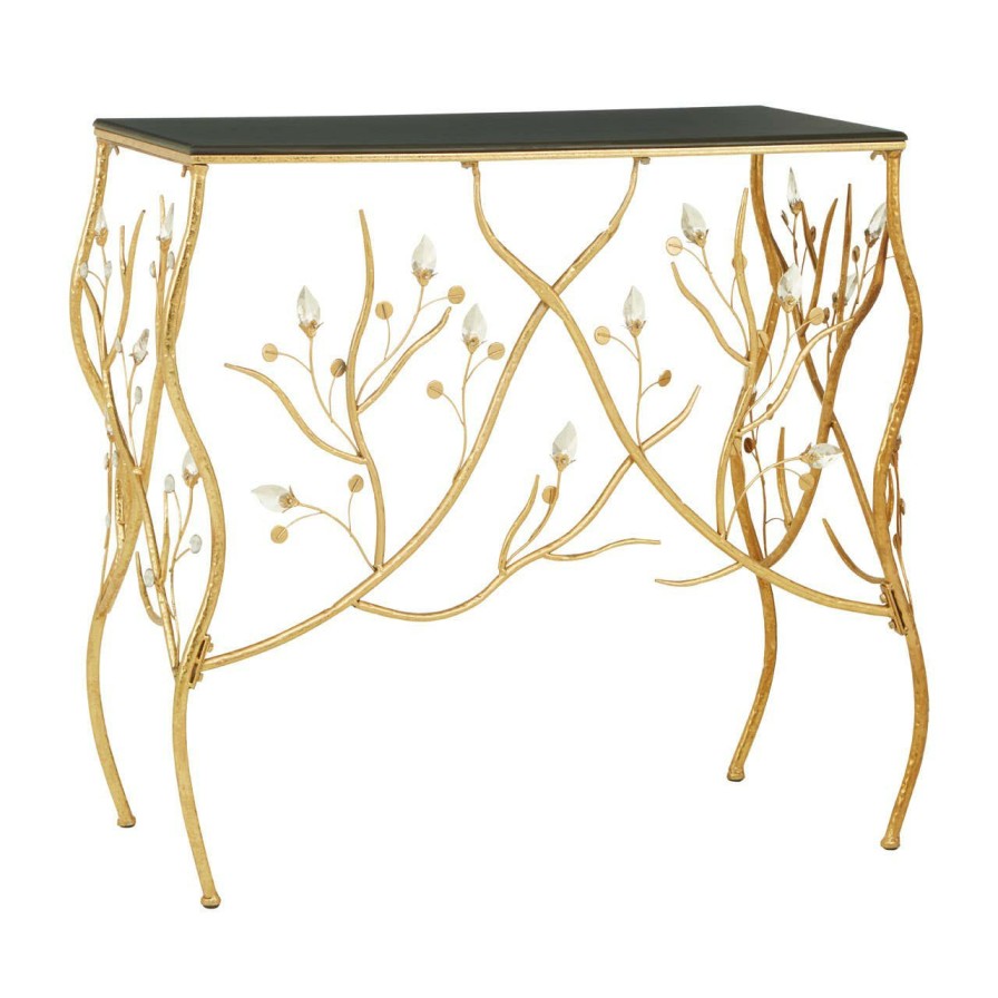 FURNITURE Premier Side Tables | Yaxi Rectangular Table With Black Top