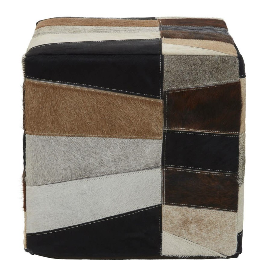 FURNITURE Bosie Seating | Safira Striped Pouffe