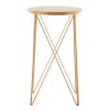 FURNITURE Premier Side Tables | Shalimar Round Marble Top Side Table