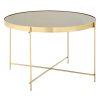 FURNITURE Premier Side Tables | Allure Large Black Mirror Side Table