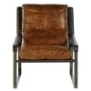 FURNITURE Fifty Five South Lounge Chairs | Hoxton Light Brown Sledge Lounge Chair