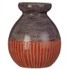 Accessories Fifty Five South Vases, Planters and Plant Stands | Nova Orange Earthenware Vase