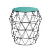 FURNITURE Premier Side Tables | Corina Side Table With Green Enamel Top