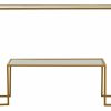 FURNITURE Premier Console Tables | Avento Gold Finish Console Table