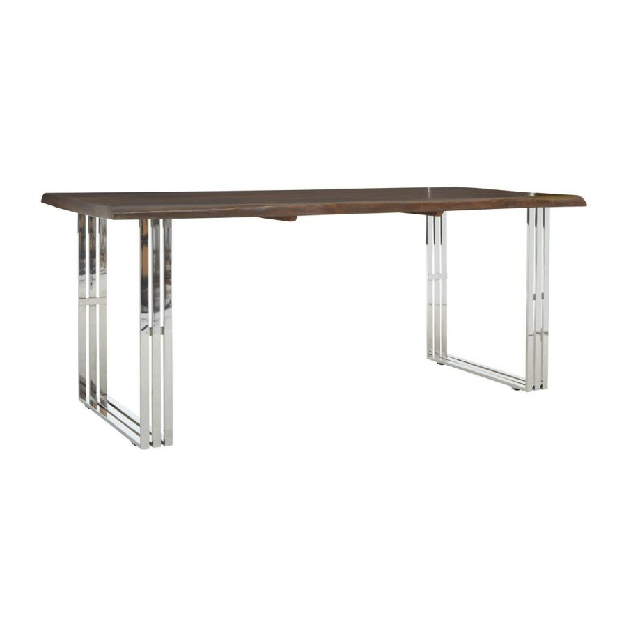 FURNITURE Fifty Five South Dining Tables | Hampstead Natural And Silver Dining Table