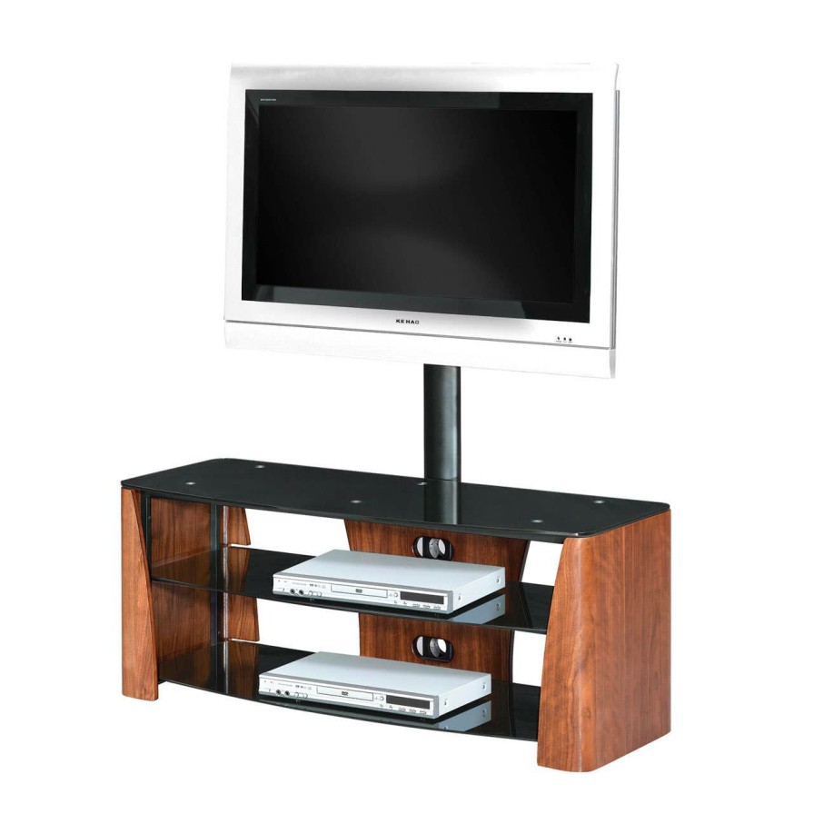 FURNITURE Premier Storage | 3 Tier Walnut Finish Media Unit