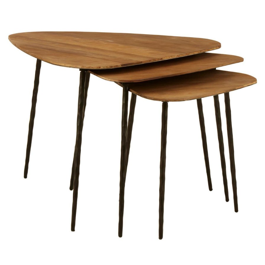 FURNITURE Fifty Five South Nesting Tables | Elmo Triangular Tables