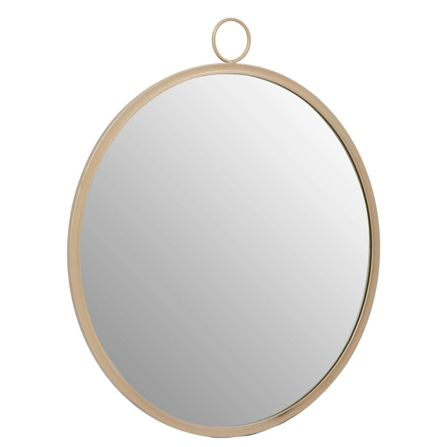 Bathe and Utility Premier Mirrors | Round Wall Mirror With Gold Finish Frame