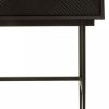 FURNITURE Fifty Five South Console Tables | Jakara Black Finish Console Table