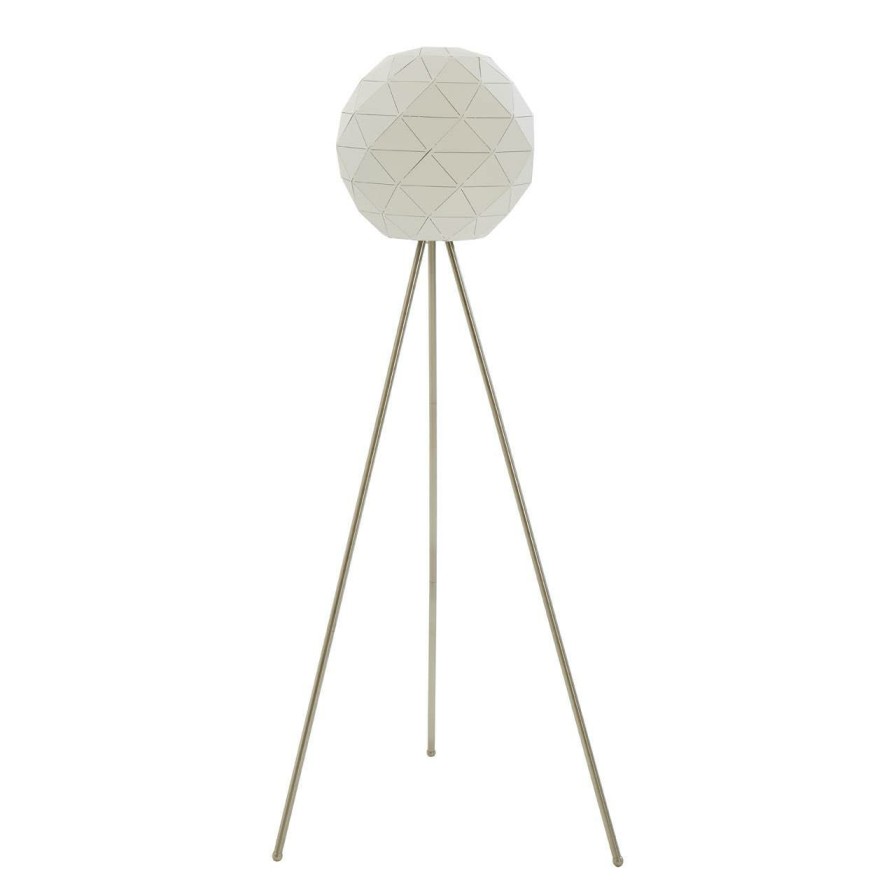 Accessories Fifty Five South Floor Lamps | Mateo White Finish Floor Lamp